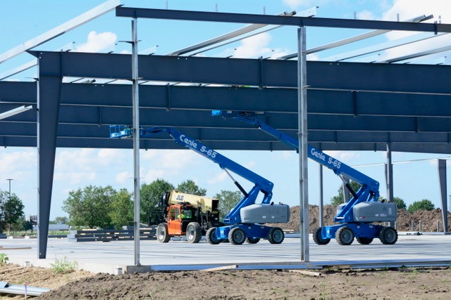 Western container janesville plant genthe steel building