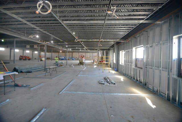 Scaffolding Inside Janesville Plant